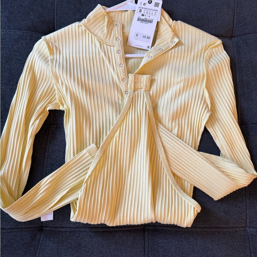 Zara Ribbed Bodysuit